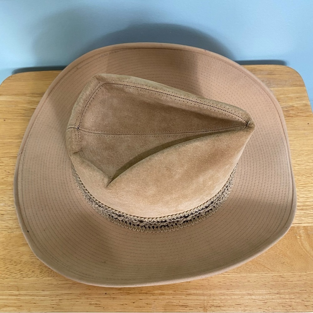 Tan Cowboy Hat with Braided Band - Picture 5 of 12